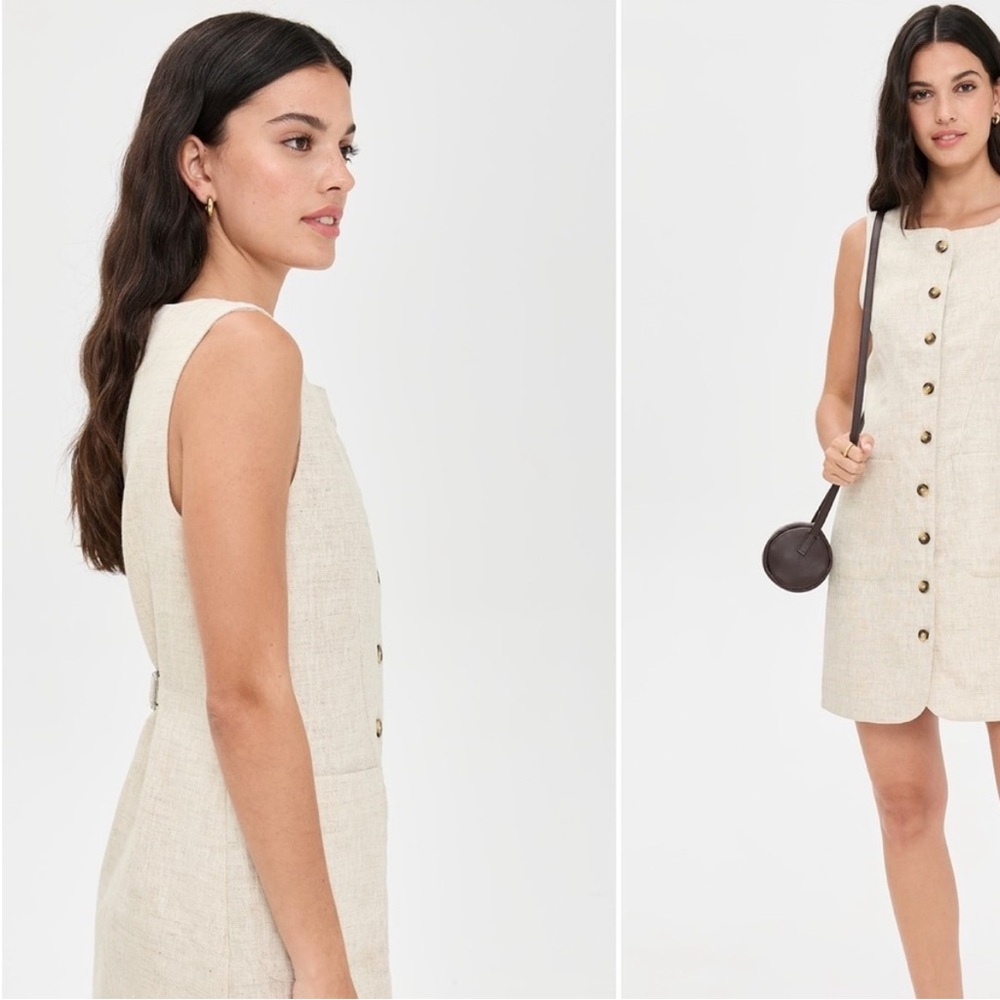 NWT • Posse Emma Linen Dress - Picture 3 of 8